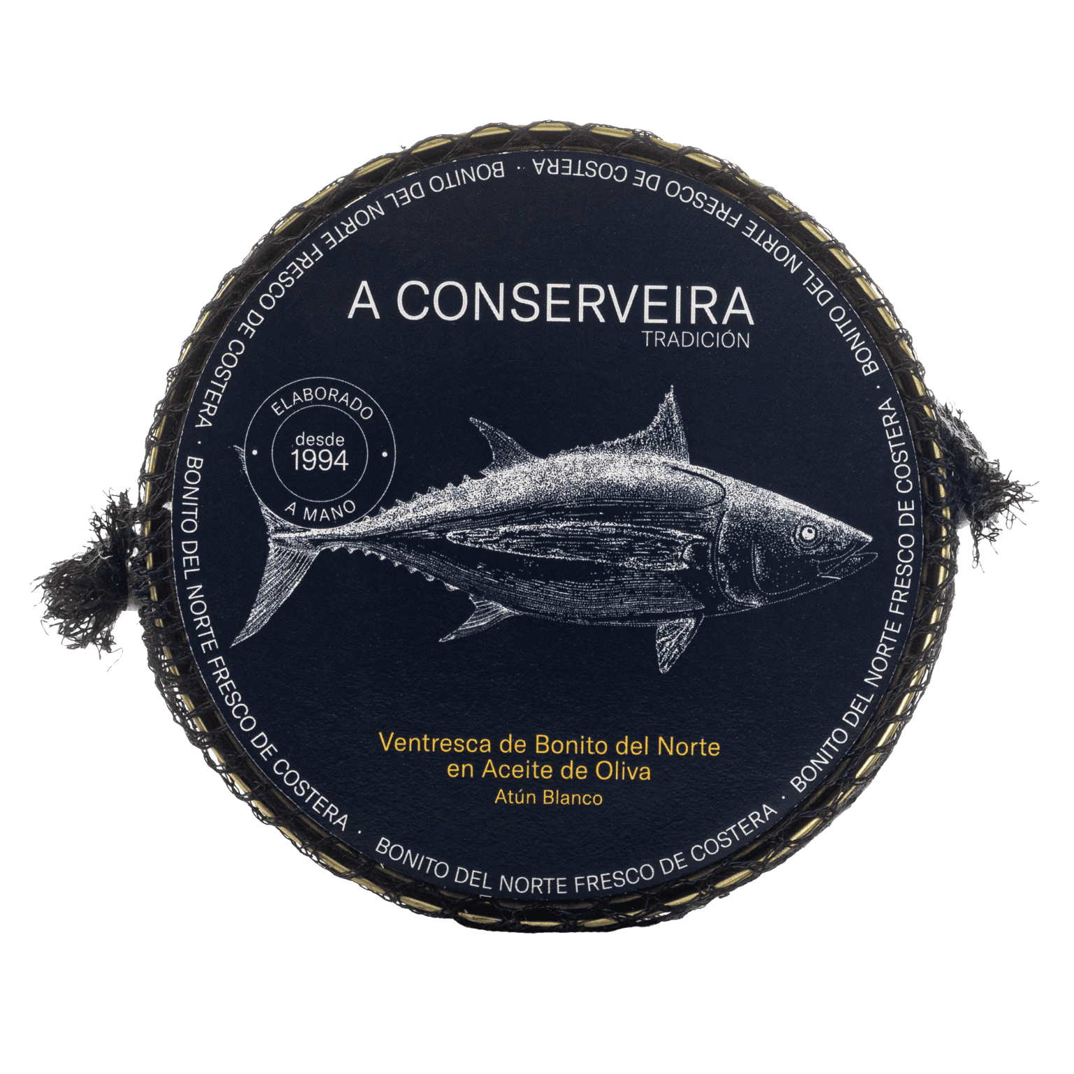 Ventresca de Bonito del Norte Fresco de Costera en Aceite de Oliva (Atún Blanco)